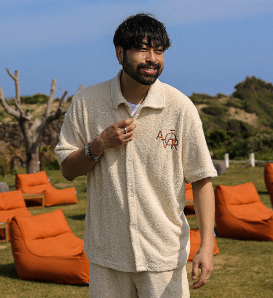 바르카우 타올지 半袖シャツ+로히야 타올지 バンディング半ズボン