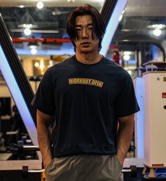 (L-5XL)<BR>타누트 モーダル 半そでティー T037 <br><font color="#072c81"><B>[ W.DNA ]</B></font>