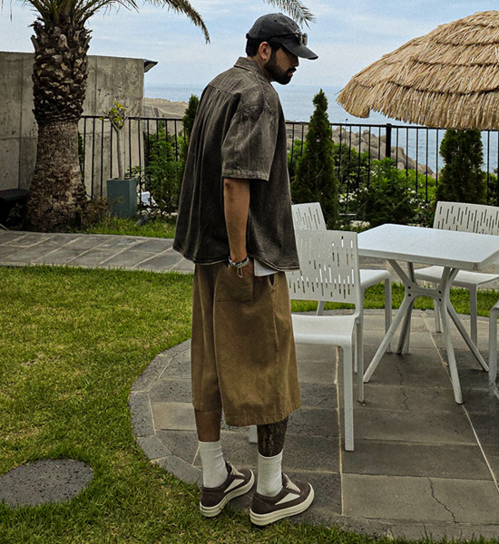 (XL-6XL)<br>오카트나 バミューダ バンディング半ズボン