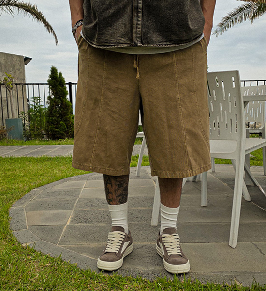 (XL-6XL)<br>오카트나 バミューダ バンディング半ズボン