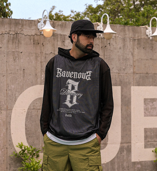 (XL-6XL)<BR>카세르타 망사후드티