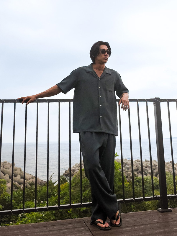 (XL-6XL)<BR>미슈키 セミワイドフィット 뒷밴딩팬츠 SET003-P