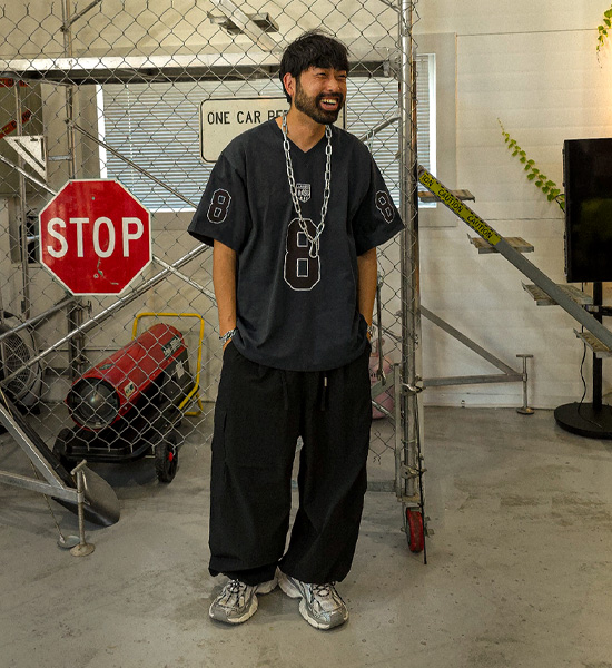 (XL-6XL)<br>카브로보 ブイネック 半そでティー 928