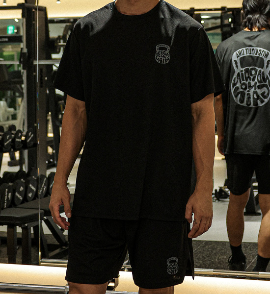 (M-6XL)<br>비그달 冷却用半袖Tee+오바네스 冷却 레깅스밴딩반바지<br><font color="#072c81"><B>[ W.DNA ]</B></font>