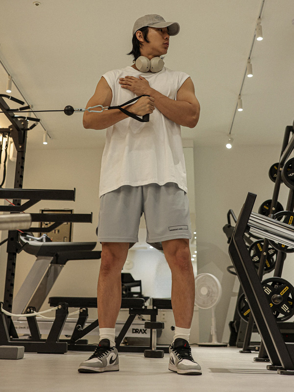 (M-6XL)<BR>이프란 冷却 레깅스밴딩반바지<br><font color="#072c81"><B>[ W.DNA ]</B></font>