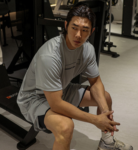 (M-6XL)<BR>샤르노이 冷却用半袖Tee+이프란 冷却 레깅스밴딩반바지<br><font color="#072c81"><B>[ W.DNA ]</B></font>