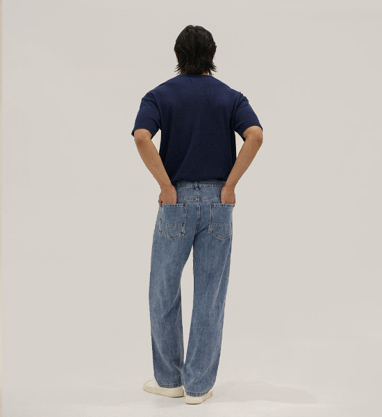 (28-40)<br>차빈 標準フィット デニムパンツ 8971