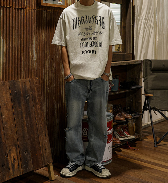 (28-40)<br>티라파타 セミワイドフィット デニムパンツ 8952