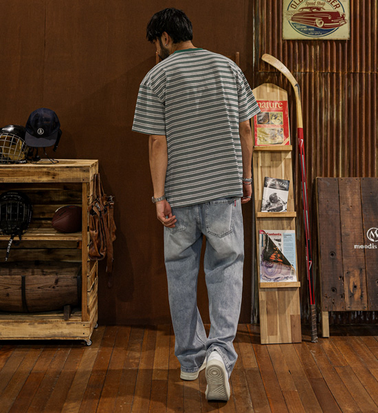 (28-40)<br>티라파타 セミワイドフィット デニムパンツ 8952