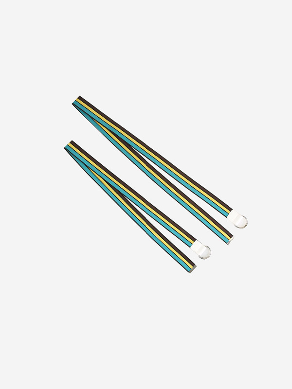 (最大58インチまで装着可能)<BR>화이트레더 リングベルト