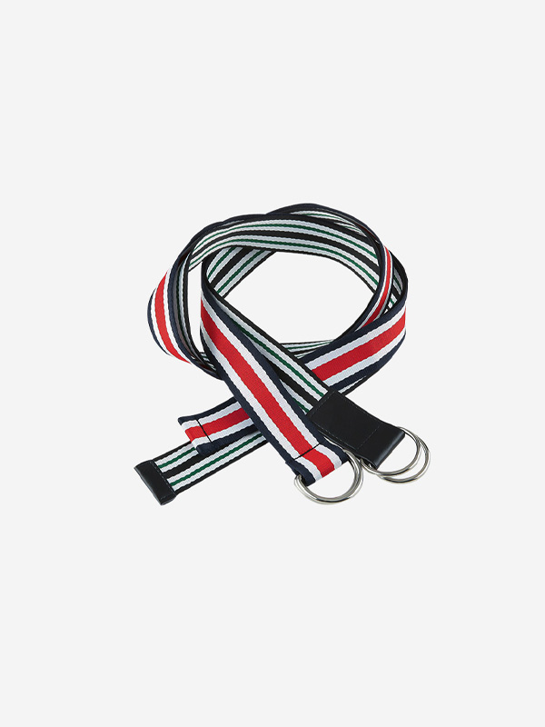 (最大58インチまで装着可能)<BR>컬러배색 綿ベルト