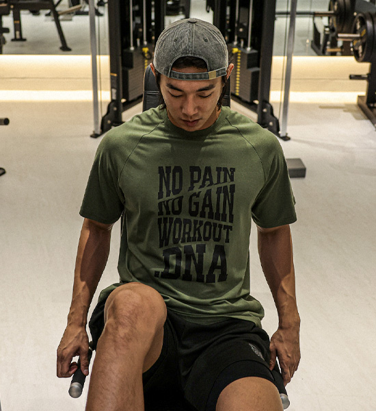 (L-6XL)<br>하일러스 モーダル 헬스반팔티 T040