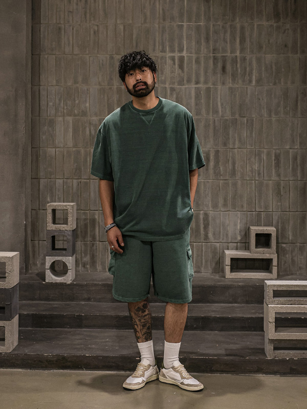 (XL-6XL)<BR>킹가로이 顔料 半そでティー