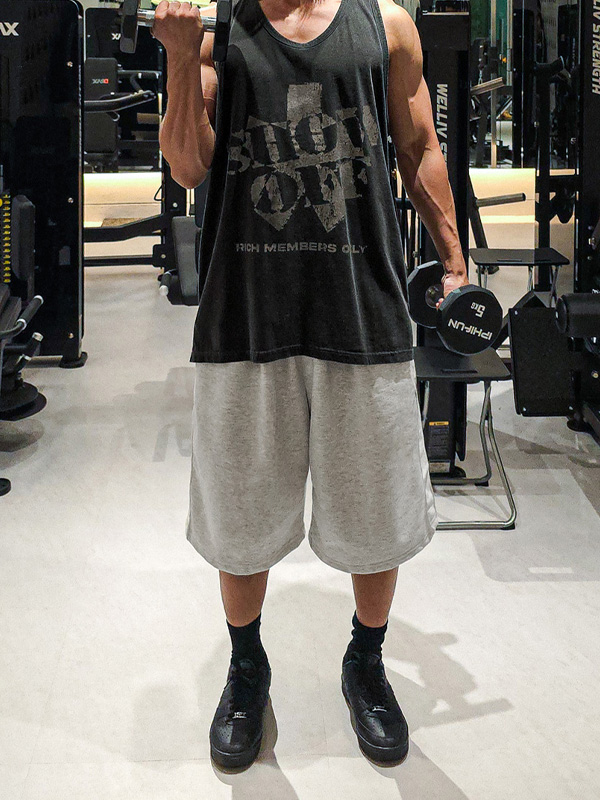 (XL-6XL)<br>치그리노 8부 バンディング半ズボン