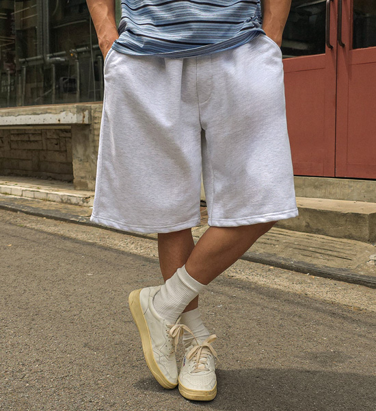 (XL-6XL)<br>치그리노 8부 バンディング半ズボン