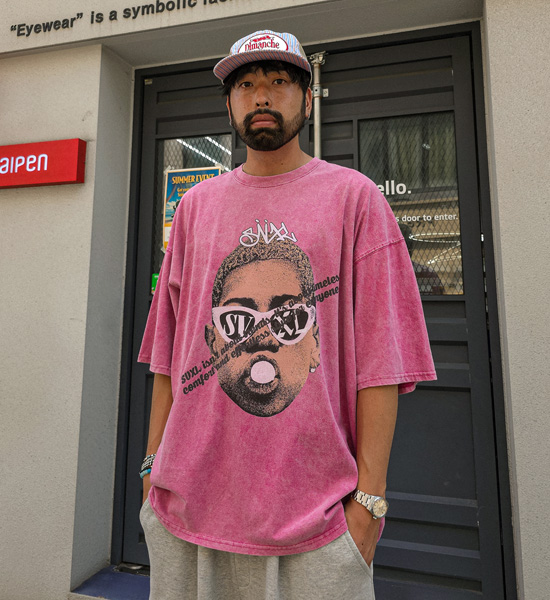 (XL-6XL)<BR>로차노 顔料 半そでティー T315