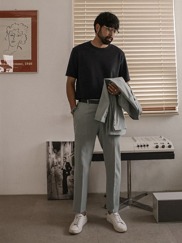 (L-4XL)<br>바르파포 半そでティー