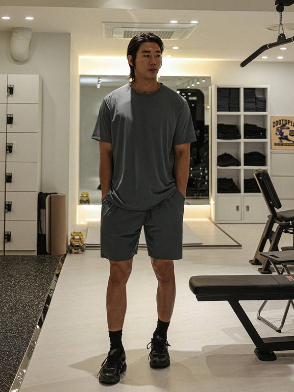 (L-6XL)<BR>알파샤 冷却 半そでティー<br><font color="#072c81"><B>[ W.DNA ]</B></font><br><font color="#098a09"><B>長さを選択 (基本的な,ロング+4cm)</B></font>