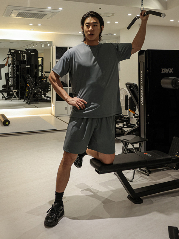 (L-6XL)<BR>카이미야 冷却 バンディング半ズボン<br><font color="#072c81"><B>[ W.DNA ]</B></font>