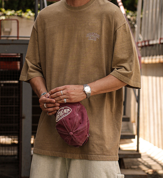 (XL-6XL)<BR>라티피야 顔料 半そでティー