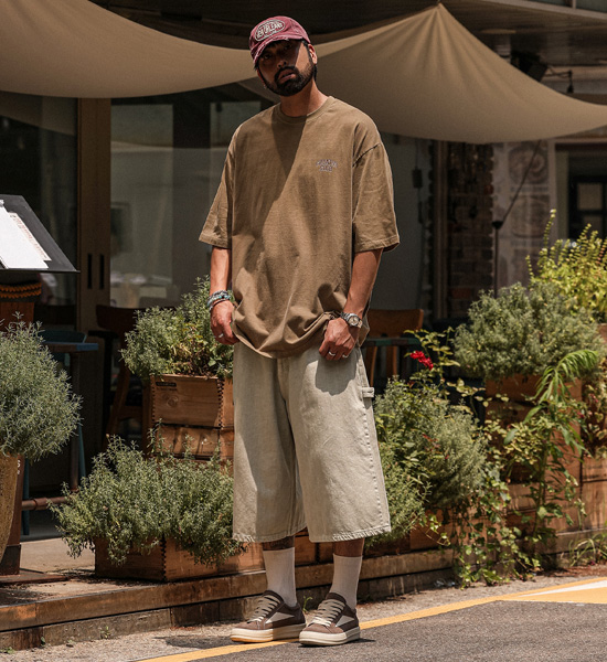 (XL-6XL)<BR>라티피야 顔料 半そでティー