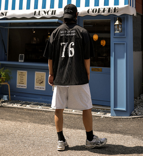 (XL-6XL)<BR>마다인 半袖のラグビーシャツ T041 <br><font color="#072c81"><B>[ W.DNA ]</B></font>