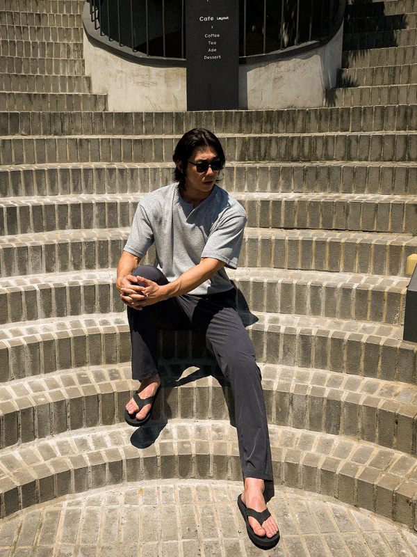 (L-4XL)<br>보니아토 ヘンリーネック 半そでティー