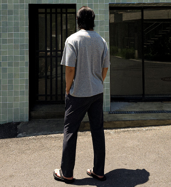 (L-4XL)<br>보니아토 ヘンリーネック 半そでティー