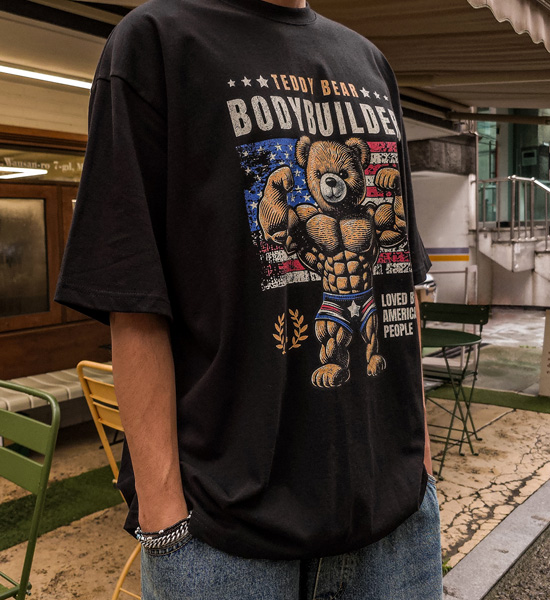 (XL-6XL)<BR>비야즈마 半そでティー