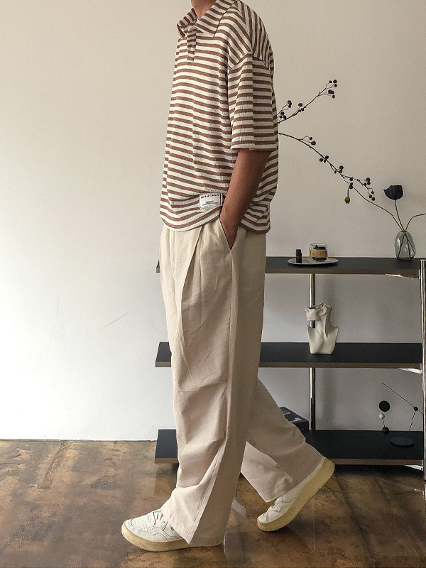 (XL-4XL)<br>보팟 セミワイドフィット バンディングパンツ