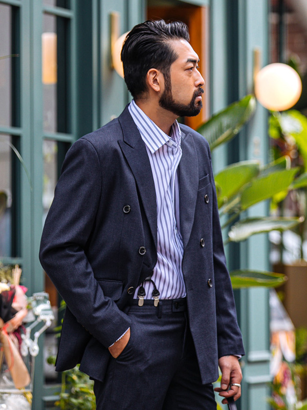 (M~5XL)<BR>퍼스트맨 ジャケット+레이건 スレックス