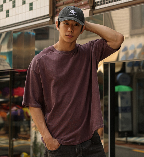 (XL-4XL)<br>라차리타 顔料 半そでティー