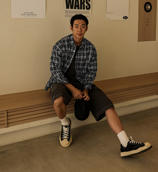 (XL-6XL)<BR>카파야탄 チェック柄のシャツ