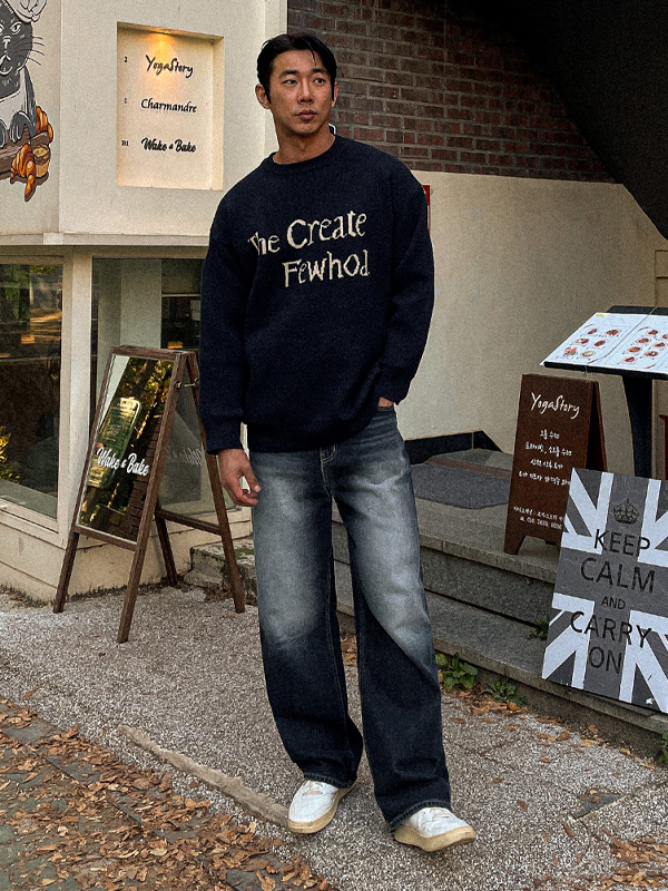 (S-3XL)<br>코야바 セミワイドフィット デニムパンツ 411