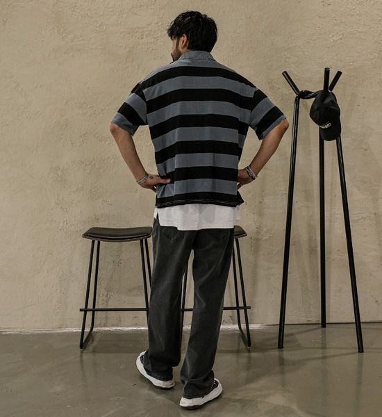 (L-6XL)<br>크리코바 워싱데님팬츠(標準フィット/ワイドフィット)