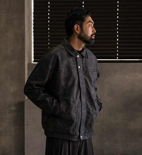 (M-5XL)<br>루트라키 레더점퍼