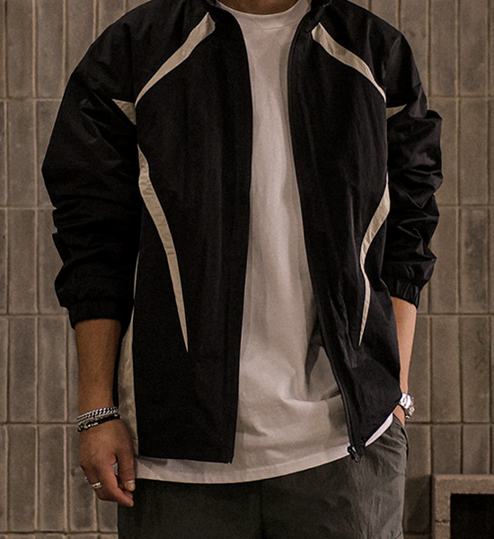 (M-6XL)<BR>아토비 配色 防風 2876