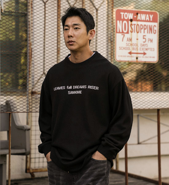 (XL-6XL)<br>칼차키 니트지 長袖Tシャツ 3525