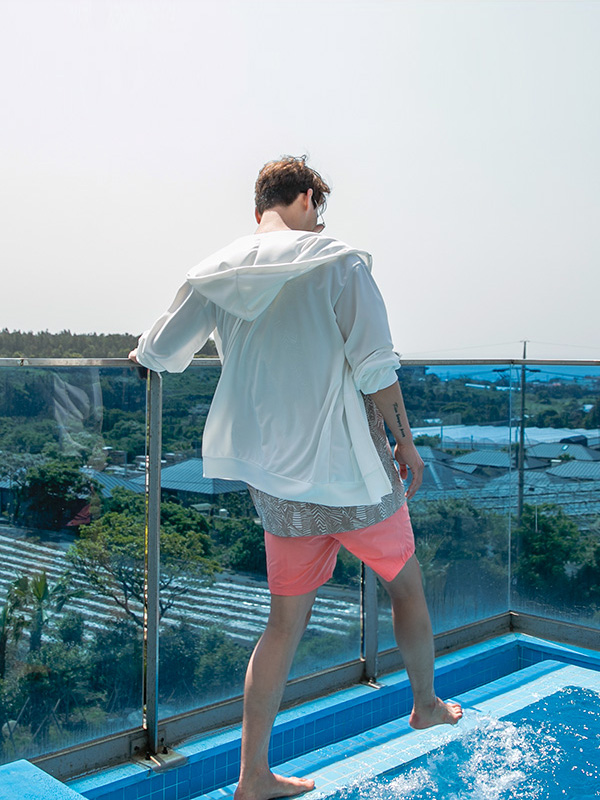 (L-4XL)<BR>쿠타 フードジップアップ