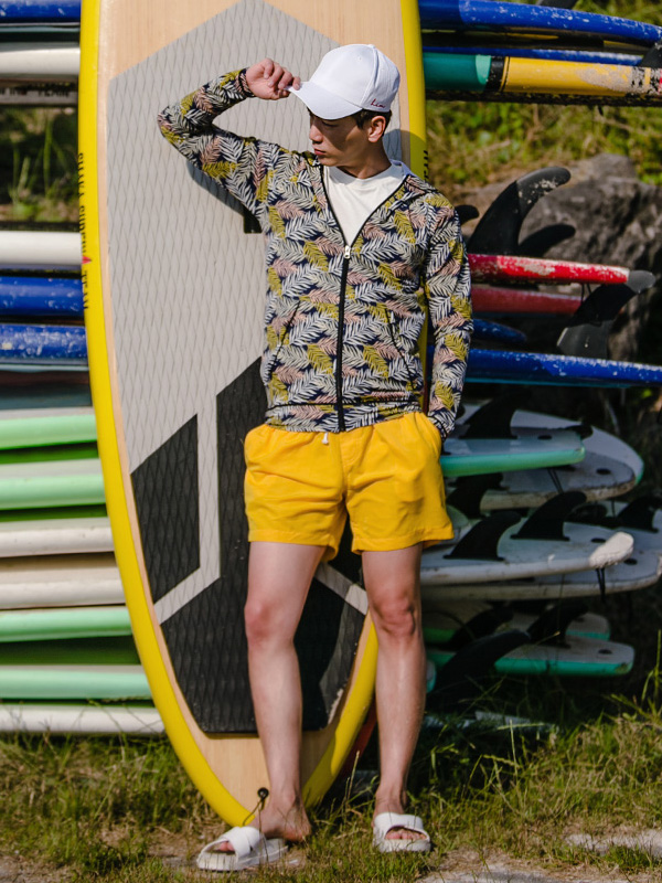 (M~2XL)<BR>더리프 フードジップアップ