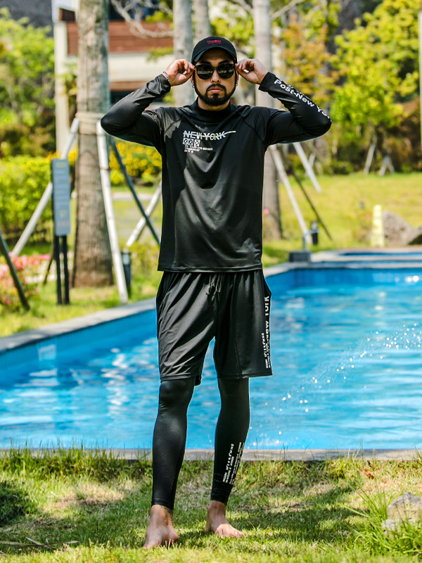 (L-4XL)<BR>포스트뉴욕 ハーフパン