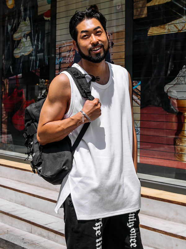 (L~5XL)<br>브리드 袖なし