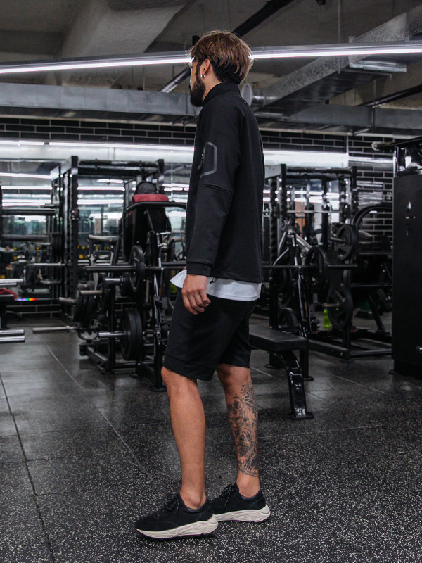 (M-3XL)<br>롱샷 トレーニング ジップアップ<br><font color="#072c81"><B>[ W.DNA ]</B></font>