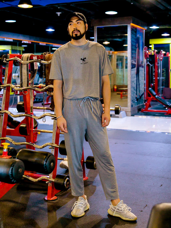 (L-6XL)<BR>레버넌트 아이스 半そでティー+디파이언스 トレーニングパンツ<br><font color="#072c81"><B>[ W.DNA ]</B></font><br><font color="#098a09"><B>長さを選択 하 (基本的な,ロング+10cm)</B></font>