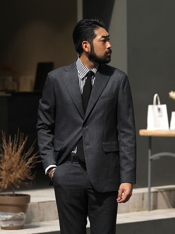 (M-5XL)<BR>니켓 スーツジャケット+엘버 수트슬랙스