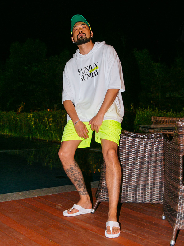 (M-6XL)<BR>웨버 バンディング半ズボン