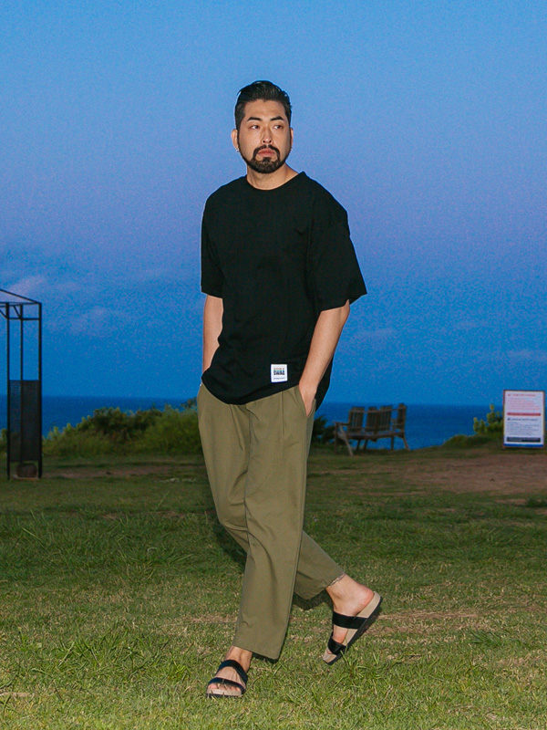 (L~5XL)<br>스웨그패치 半そでティー