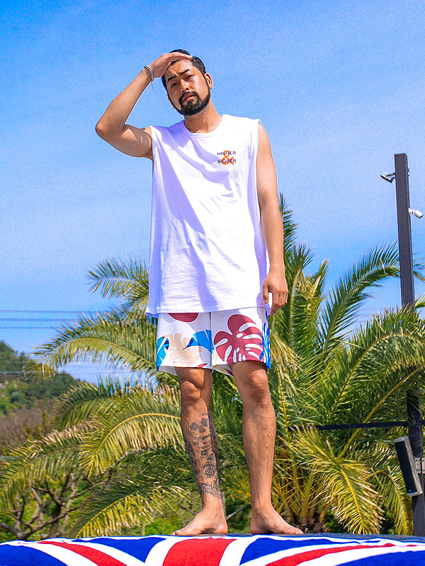 (M-5XL)<BR>캐니언 나뭇잎 ウェイクパンツ