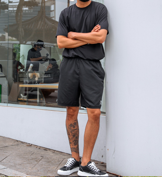 (M-6XL)<br>クールな 촉감 機能性 半そでティー<br><font color="#224f20"><B>*長さを選択 (基本的な,ロング+6cm)</B></font>