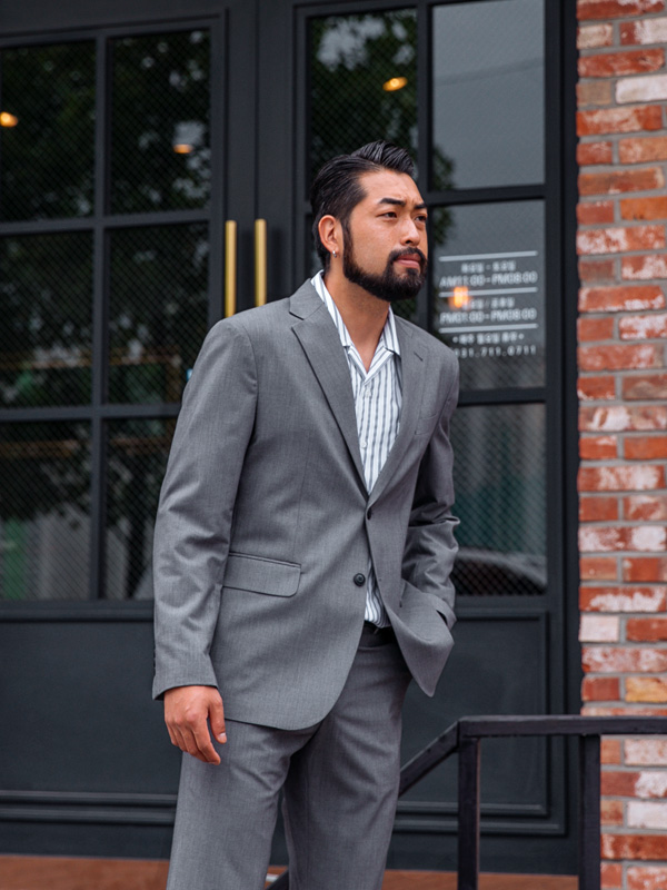 (M-6XL)<BR>클라플린 썸머자켓+프랫 썸머슬랙스